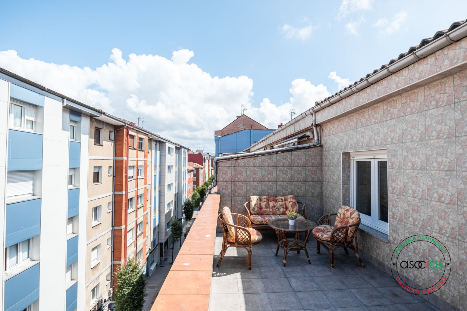 Terrassa de Àtic en venda en Gijón  amb Terrassa i Moblat