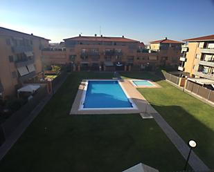 Swimming pool of Duplex for sale in Salamanca Capital  with Heating, Terrace and Storage room