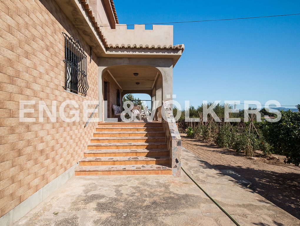 Exterior view of House or chalet for sale in Llíria  with Air Conditioner, Heating and Private garden