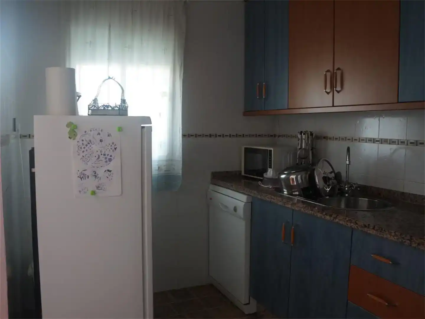 Cocina de Casa adosada en venta en Esparragalejo con Trastero y Horno