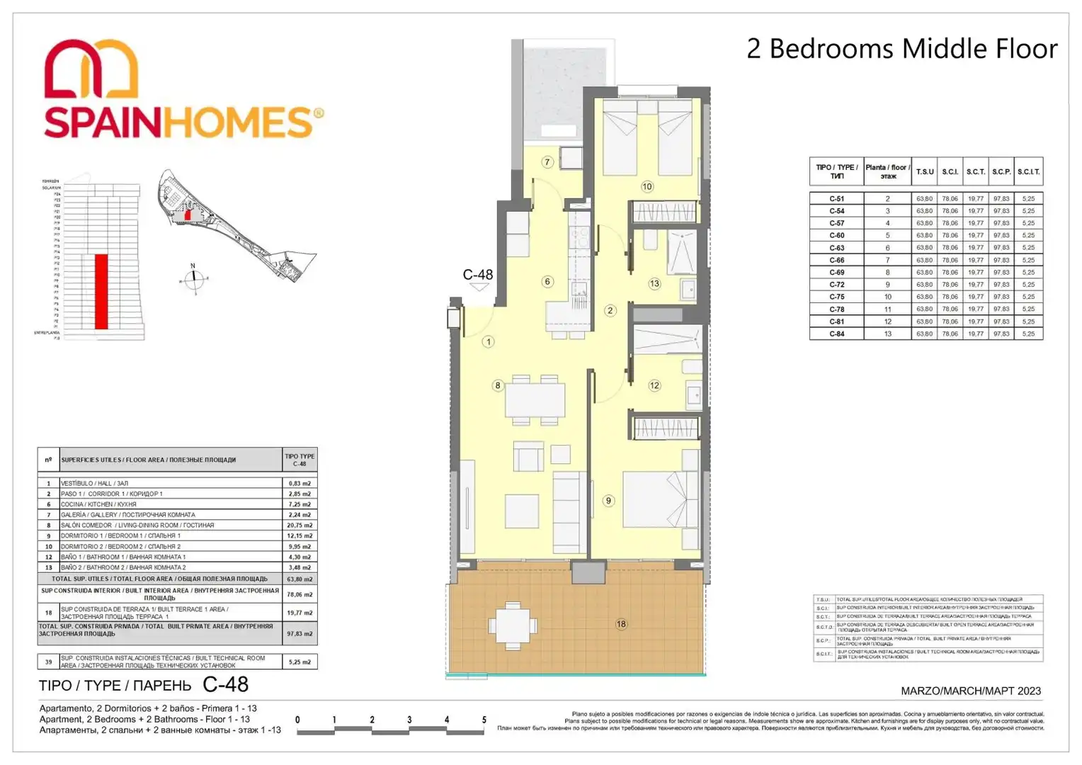 Apartament amb terrassa en venda a Via Parque, imagen 23
