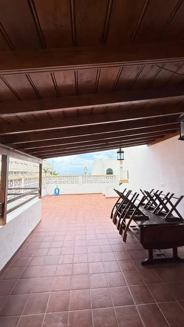 Terrassa de Casa adosada de lloguer en Santiago del Teide