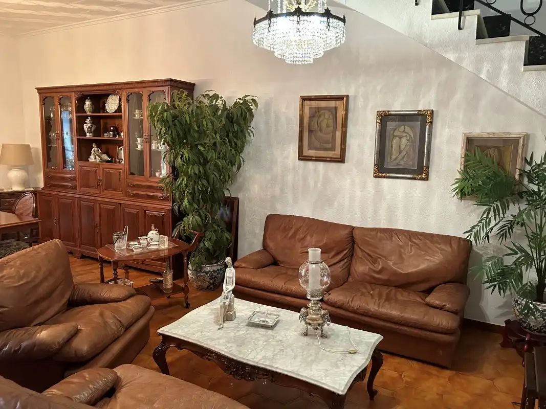 Living room of Houses for sale in L'Alqueria de la Comtessa  with Air Conditioner, Terrace and Furnished