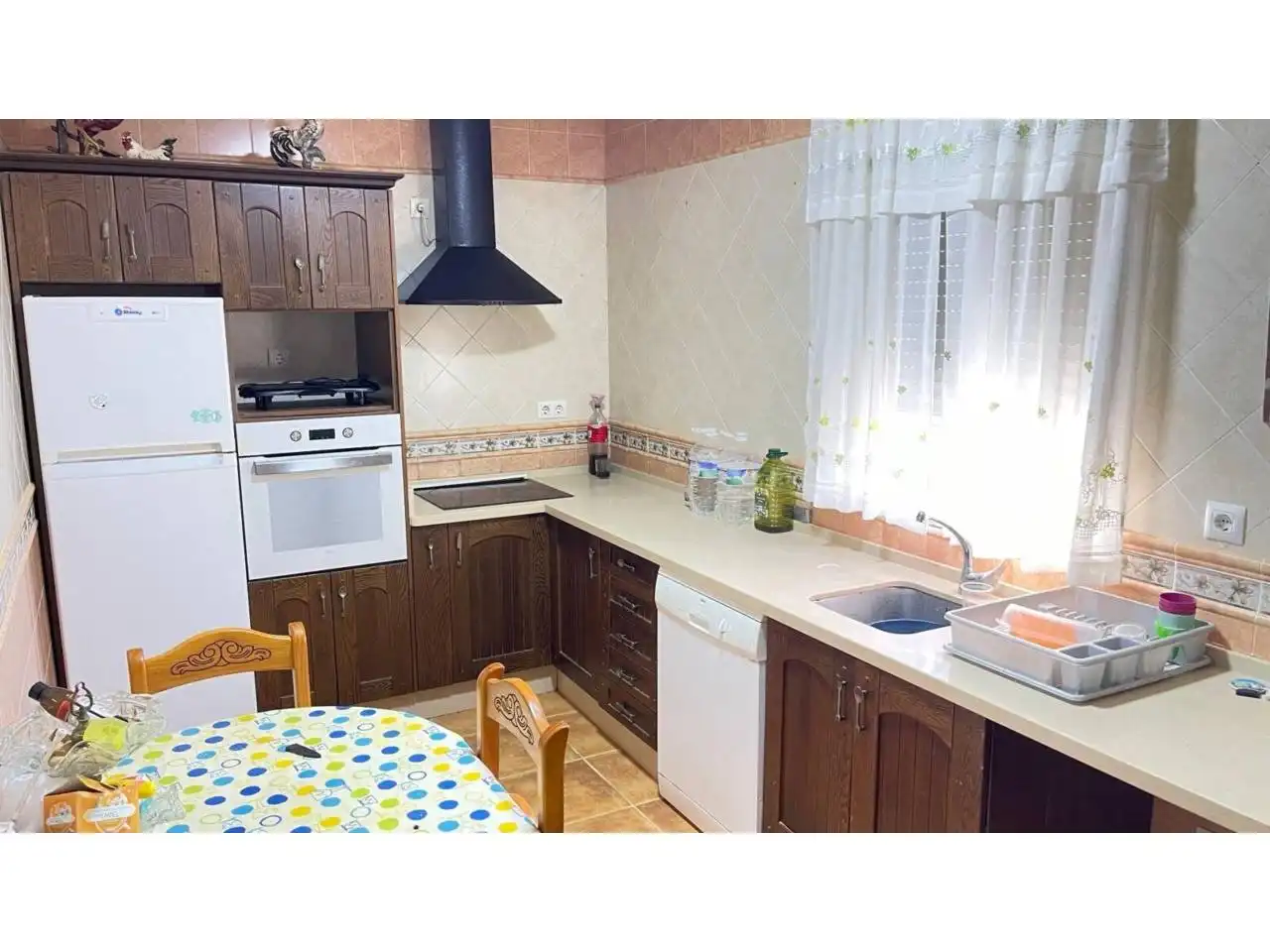 Kitchen of Flat for sale in Chiclana de la Frontera  with Private garden, Swimming Pool and Furnished