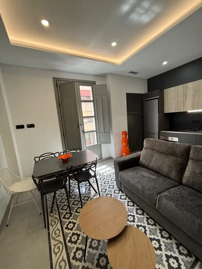 Wohnzimmer von Wohnung zur Miete in Granada mit Klimaanlage, Heizung und Möbliert