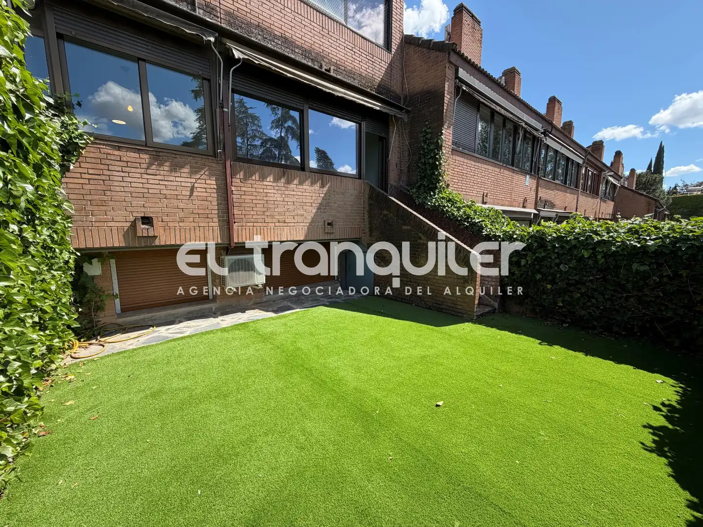 Jardín de Dúplex de alquiler en La Moraleja con Aire acondicionado, Jardín privado y Parquet