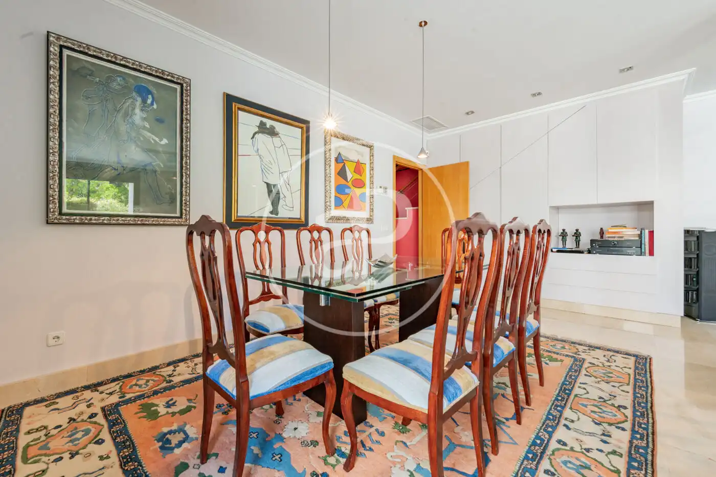 Comedor de Casa adosada en venta en Madrid con Aire acondicionado, Calefacción y Jardín privado