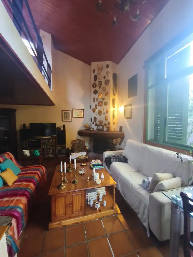 Living room of Houses for sale in Vilamarín  with Private garden, Furnished and Oven