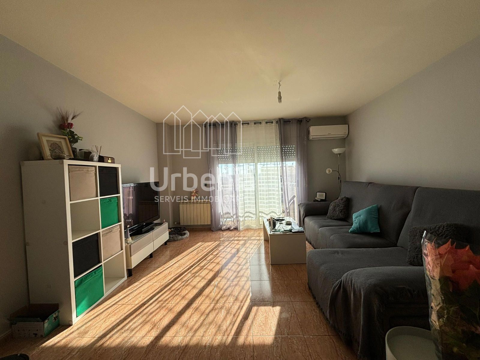 Sala d'estar de Pis en venda en Pineda de Mar amb Aire condicionat