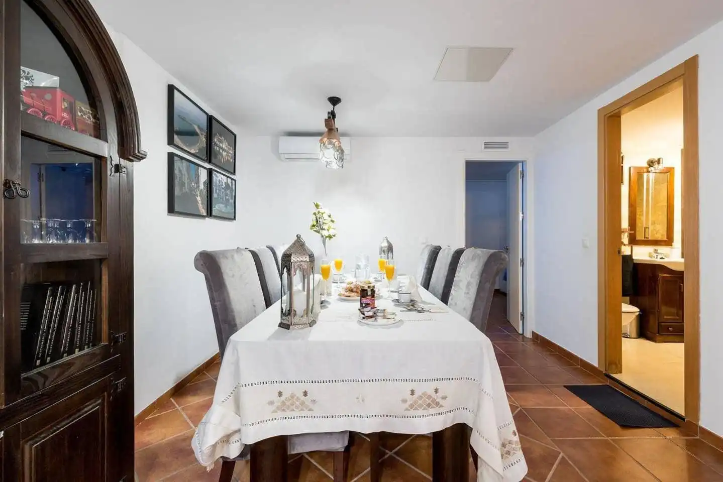 Dining room of Detached homes for rent in Benalmádena  with Air Conditioner, Heating and Private garden
