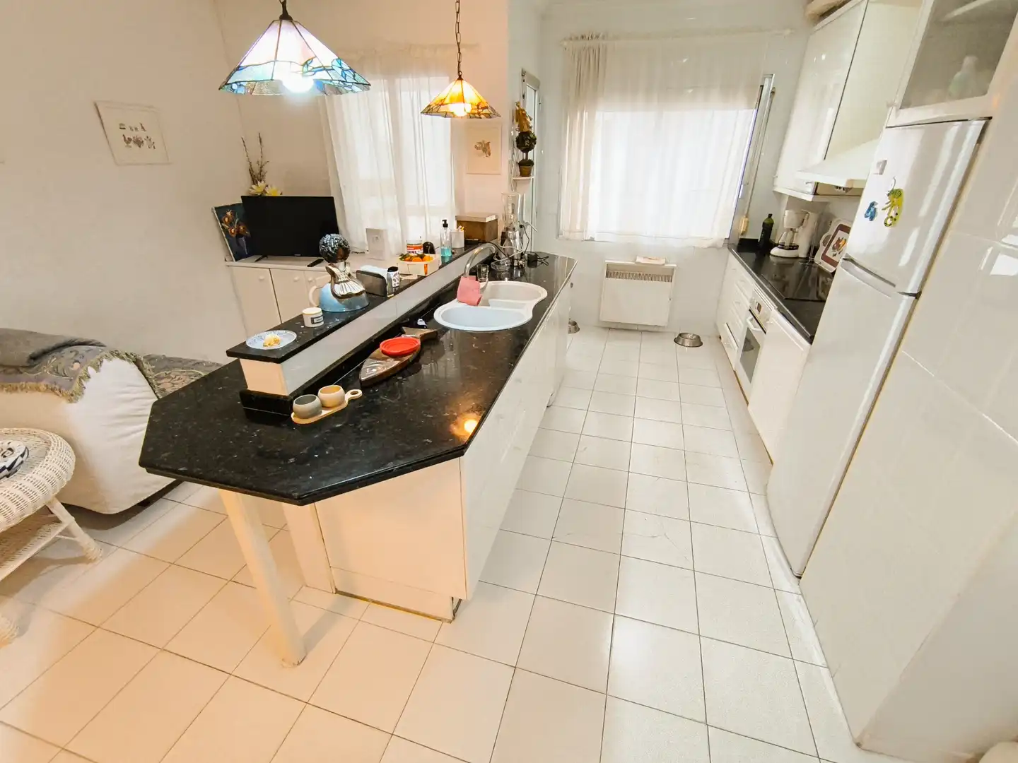 Cocina de Piso en venta en Palencia con Calefacción, Parquet y Terraza