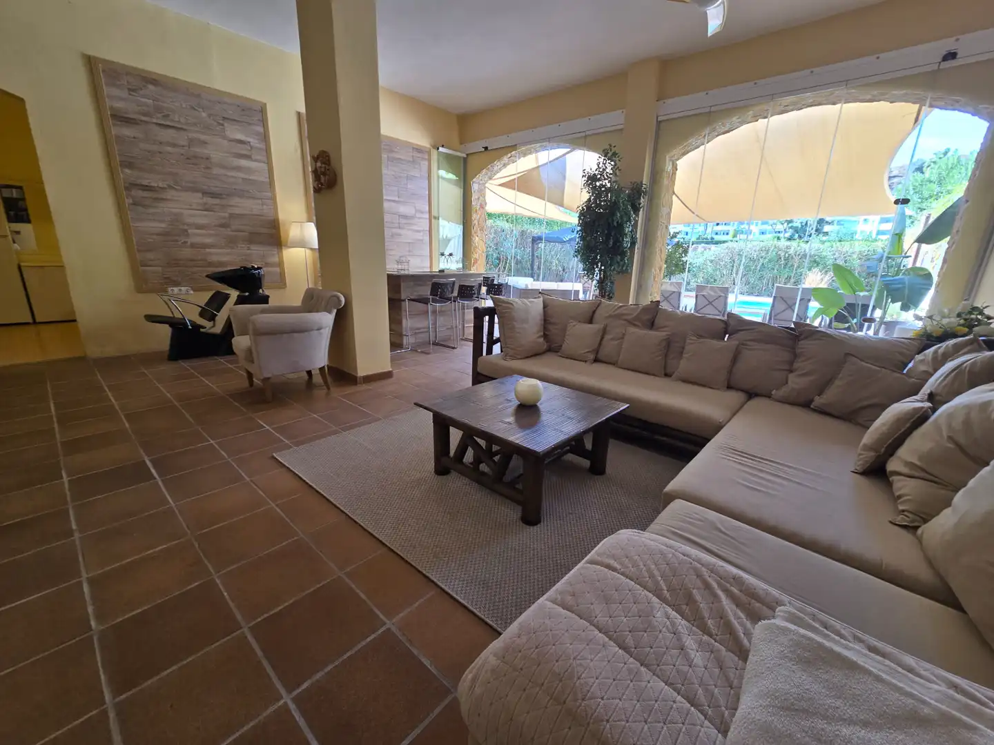 Terrassa de Casa o xalet en venda en Mijas amb Aire condicionat, Calefacció i Jardí privat