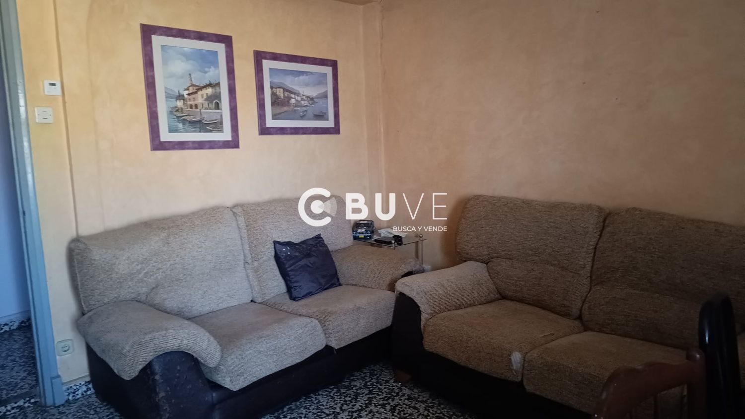 Sala d'estar de Àtic en venda en Tudela amb Calefacció, Terrassa i Moblat