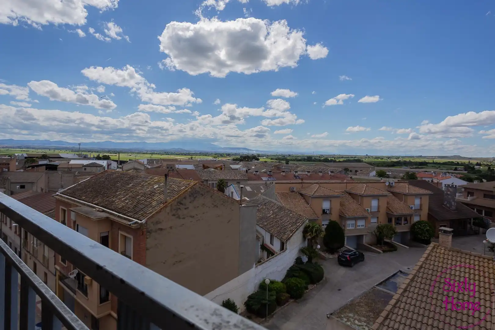 Vista exterior de Piso en venta en Tauste con Calefacción, Parquet y Amueblado