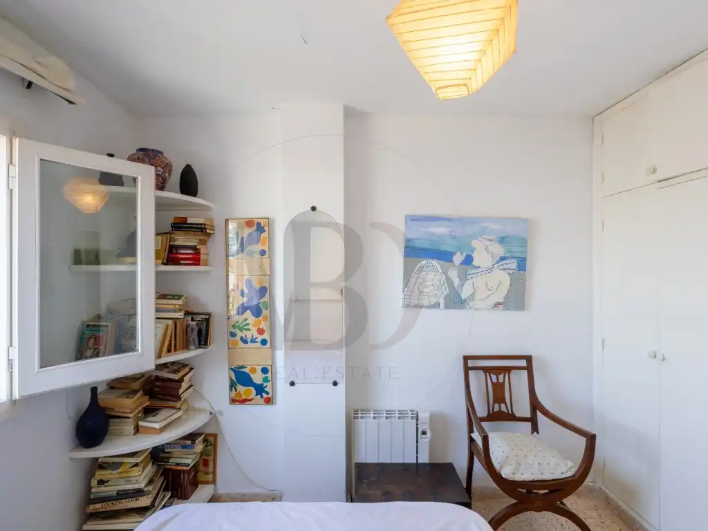 Schlafzimmer von Dachboden zum Verkauf in Eivissa mit Terrasse