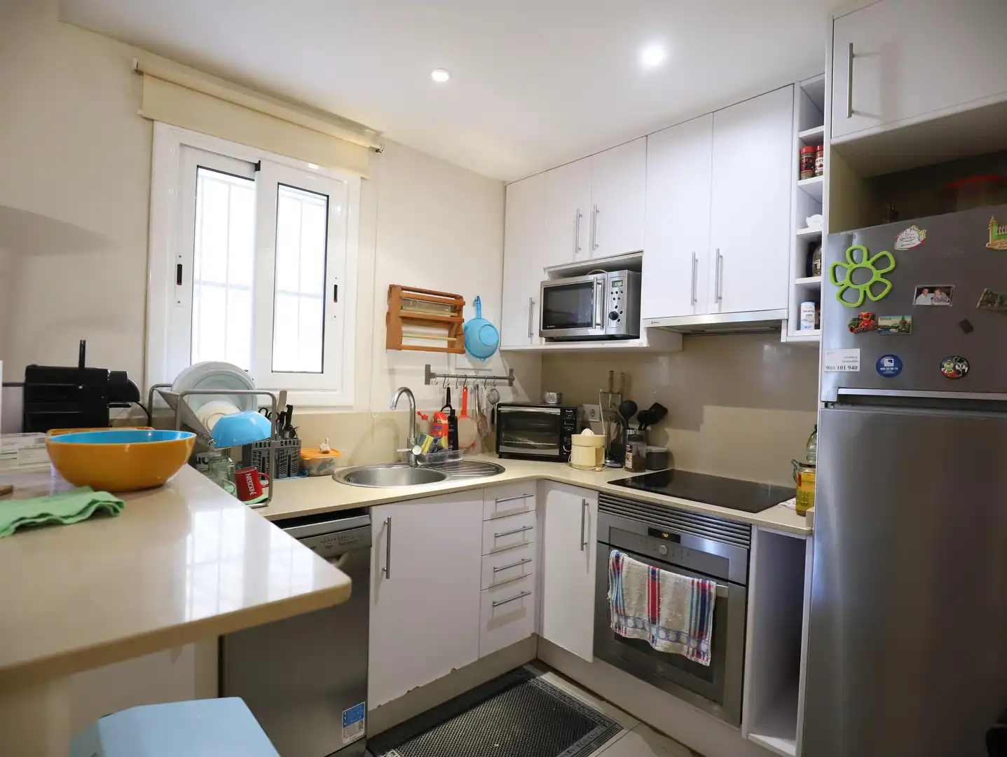 Kitchen of Houses for sale in Esplugues de Llobregat  with Heating, Parquet flooring and Terrace