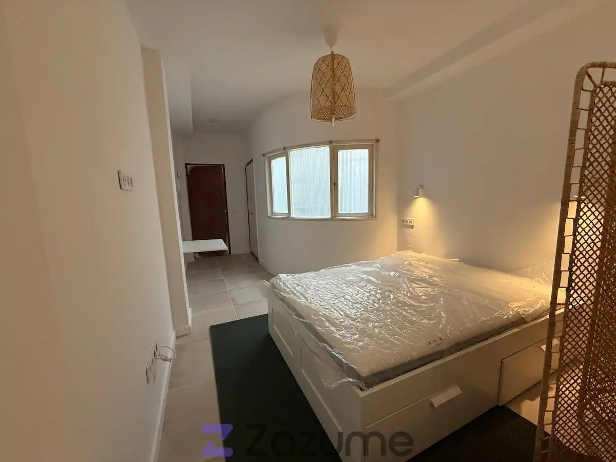 Schlafzimmer von Wohnung zur Miete in Las Palmas de Gran Canaria mit Parkett, Möbliert und Ofen
