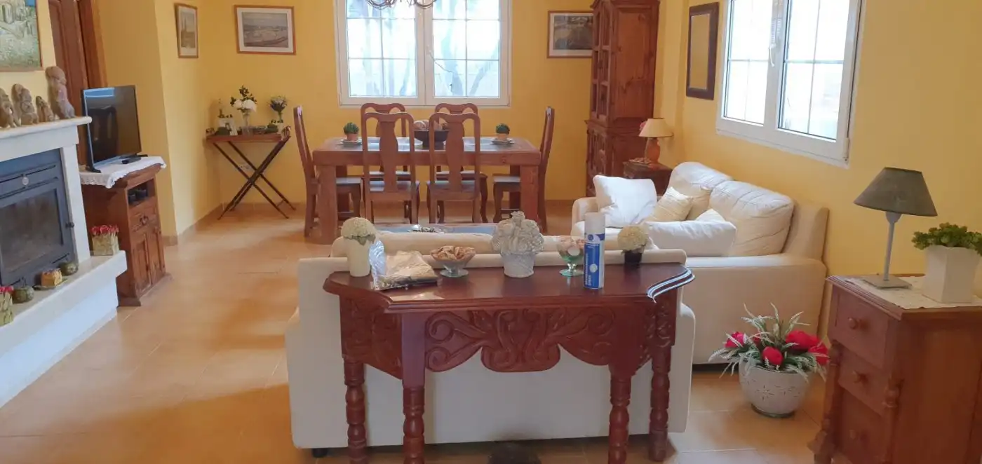 Menjador de Casa o xalet en venda en Cullera amb Aire condicionat, Calefacció i Jardí privat