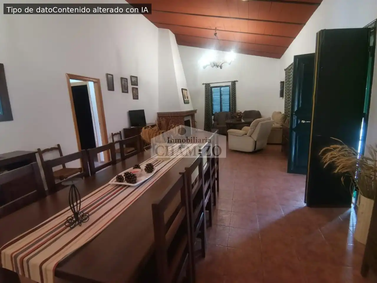 Sala de estar de Casa o chalet en venta en Campanario con Jardín privado, Trastero y Piscina