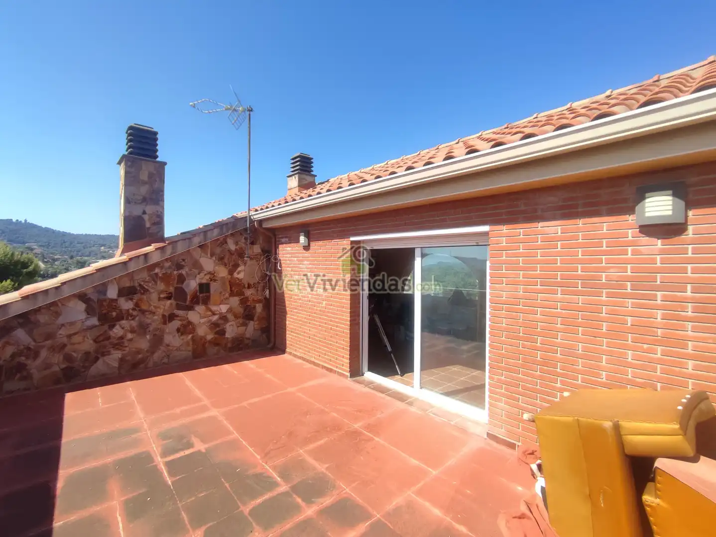Terrassa de Casa o xalet en venda en Vallirana amb Calefacció, Jardí privat i Terrassa