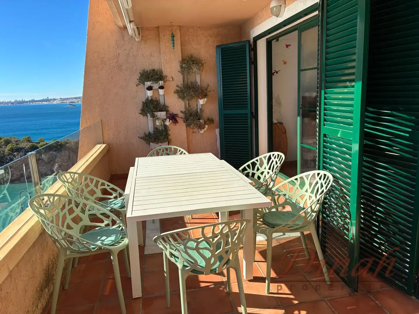 Terraza de Apartamento en venta en Altea con Aire acondicionado, Calefacción y Piscina comunitaria