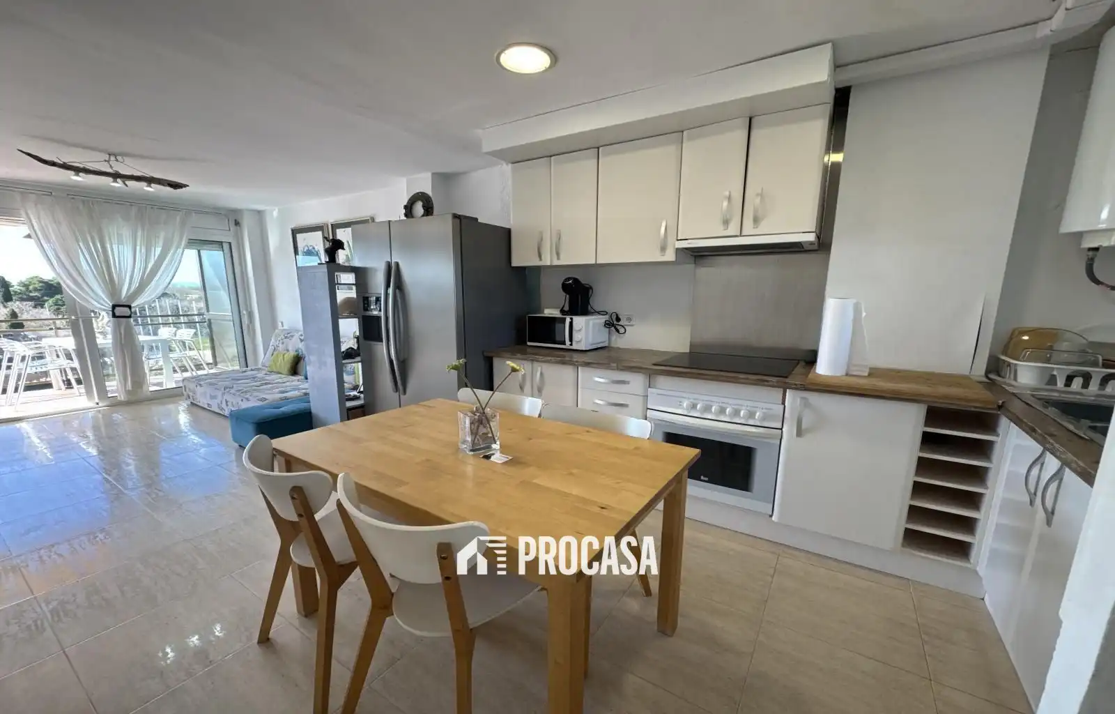 Kitchen of Flat for sale in Castelló d'Empúries  with Air Conditioner, Heating and Terrace