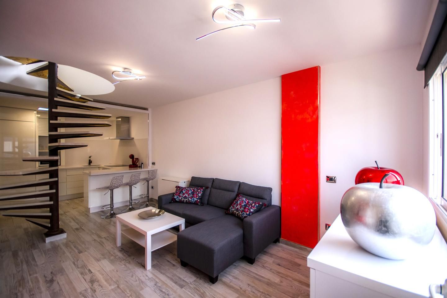 Living room of Flat for sale in Güímar  with Terrace and Furnished