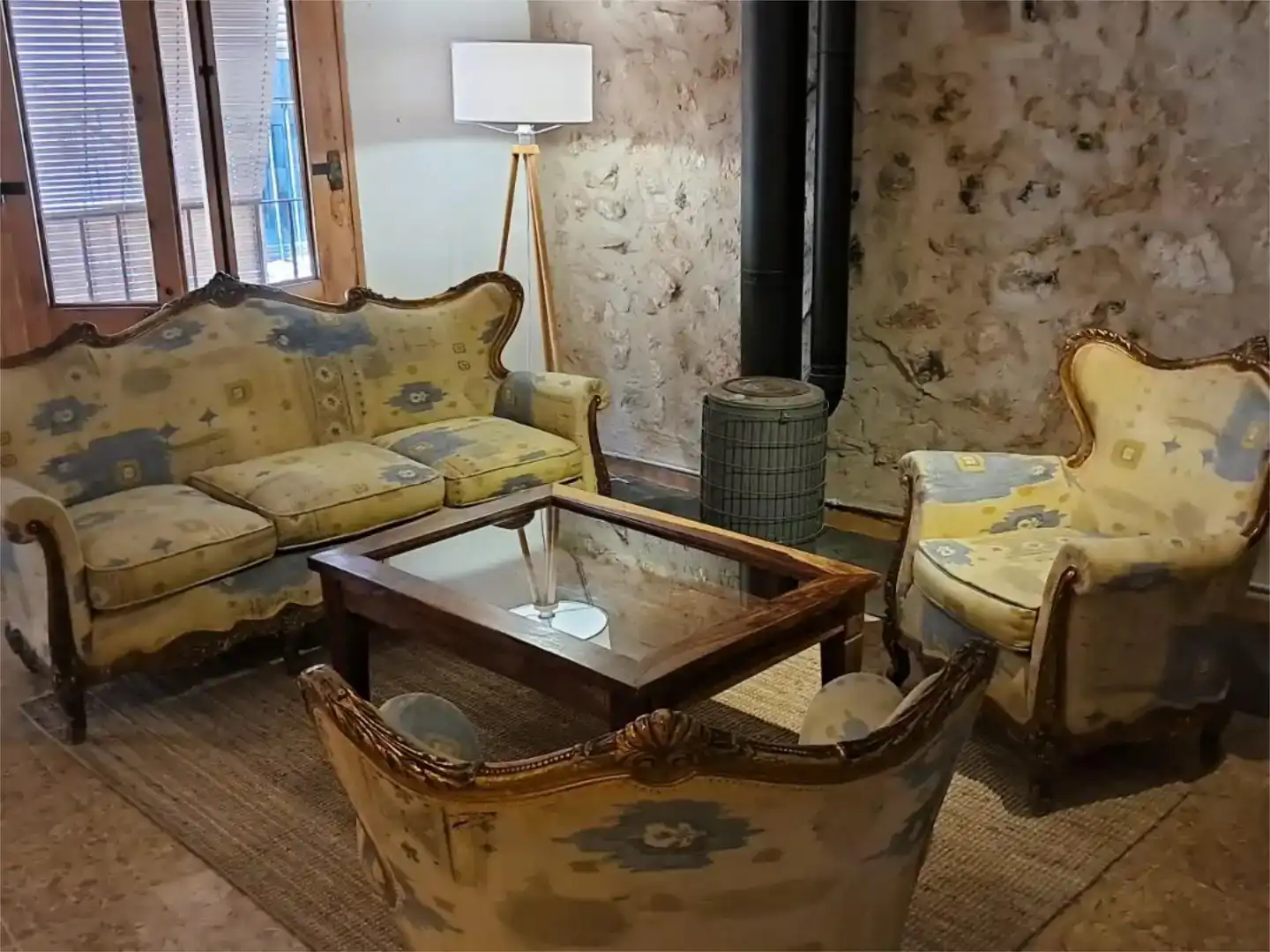 Sala de estar de Casa adosada en venta en Barberà de la Conca con Aire acondicionado, Trastero y Amueblado