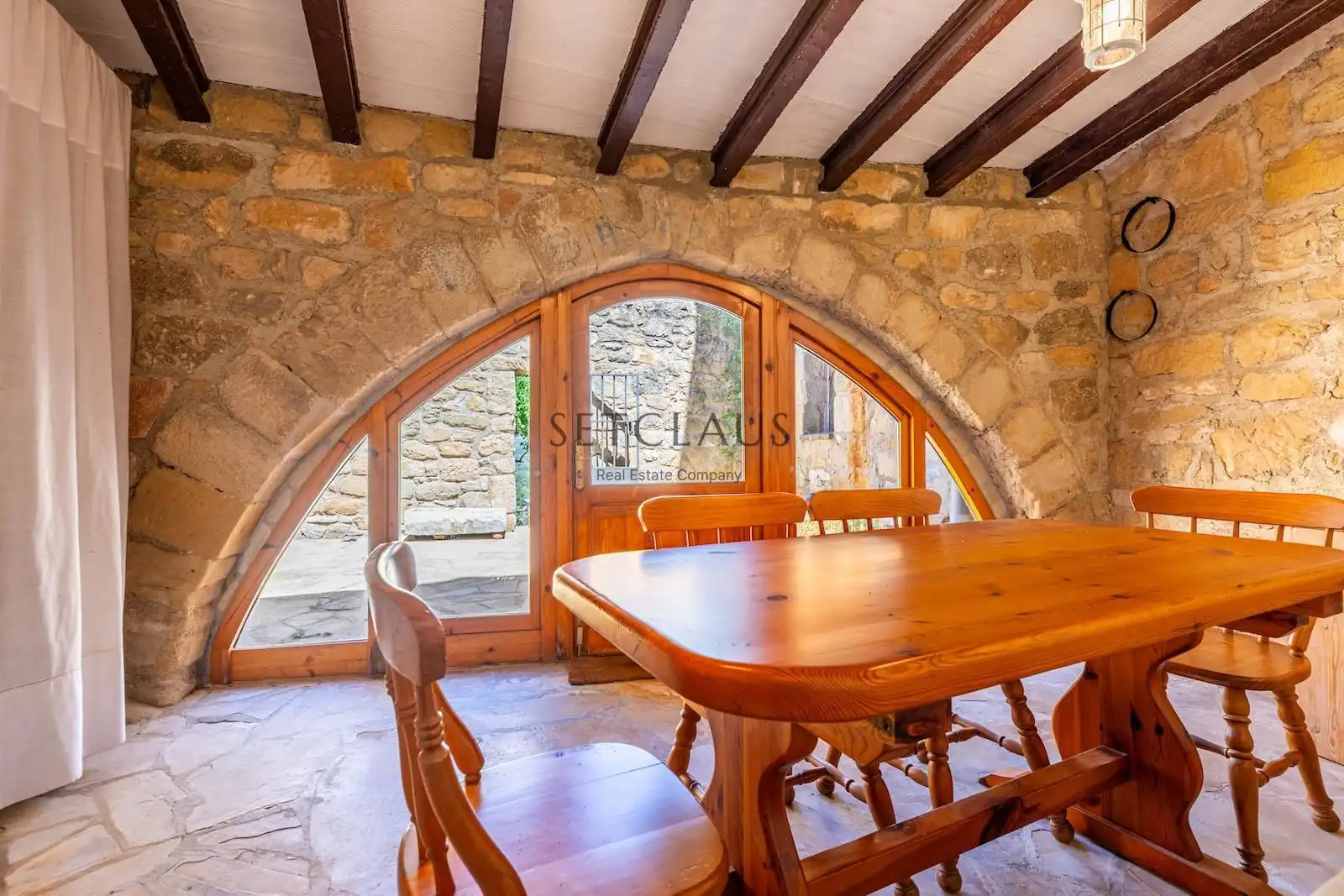 Comedor de Finca rústica en venta en Cornudella de Montsant con Calefacción, Jardín privado y Terraza