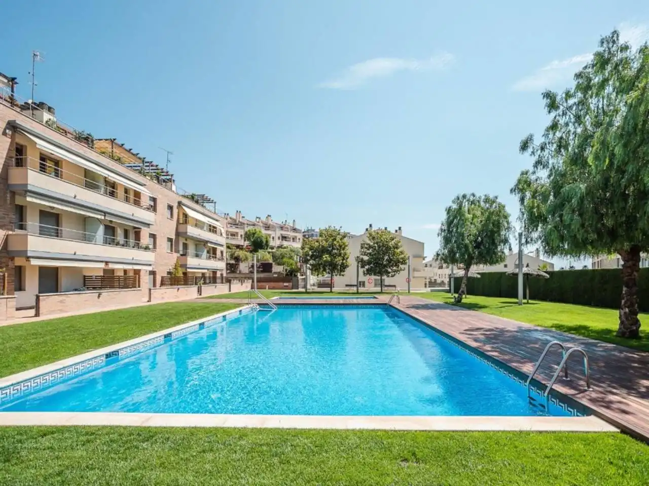 Swimming pool of Detached homes for sale in Sant Andreu de Llavaneres  with Air Conditioner, Heating and Terrace