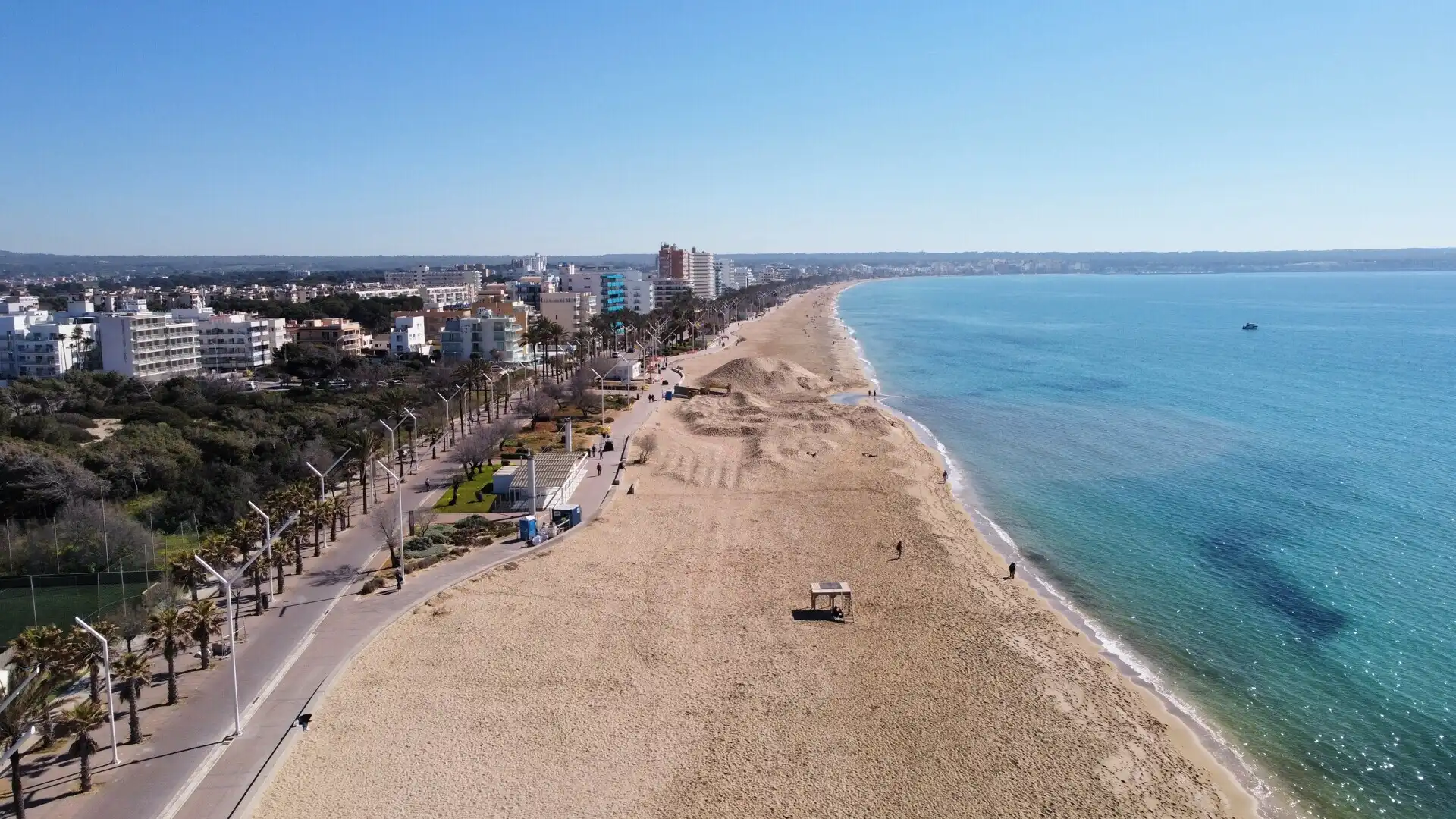 Außenansicht von Wohnungen zum Verkauf in  Palma de Mallorca mit Klimaanlage, Terrasse und Balkon