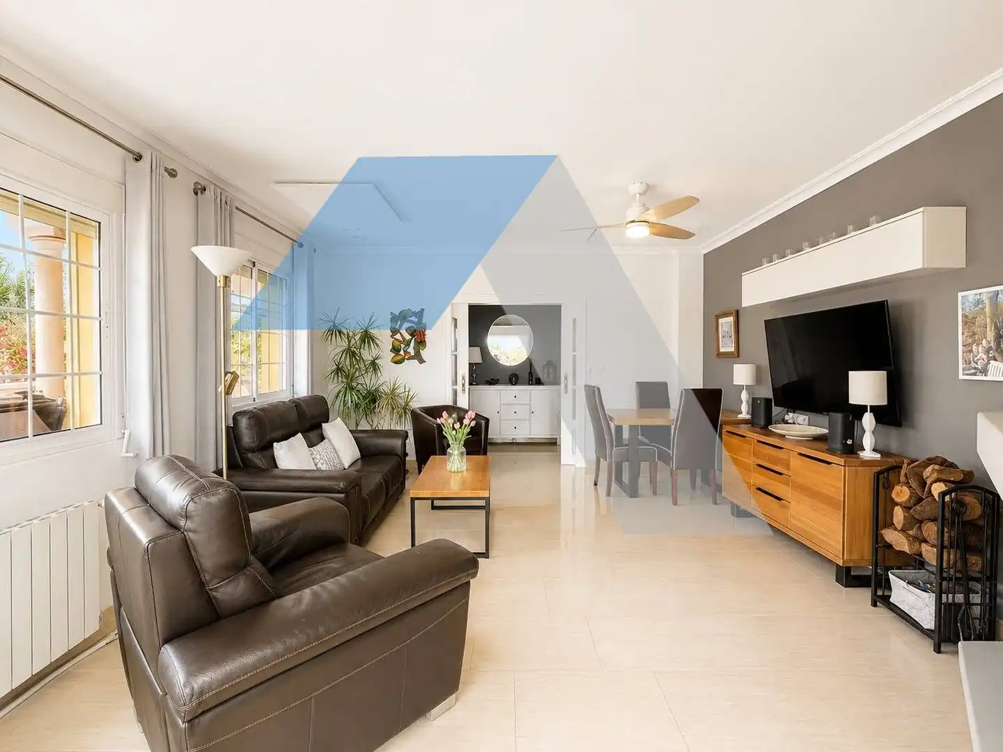 Living room of Houses for sale in San Vicente del Raspeig / Sant Vicent del Raspeig  with Air Conditioner, Heating and Private garden