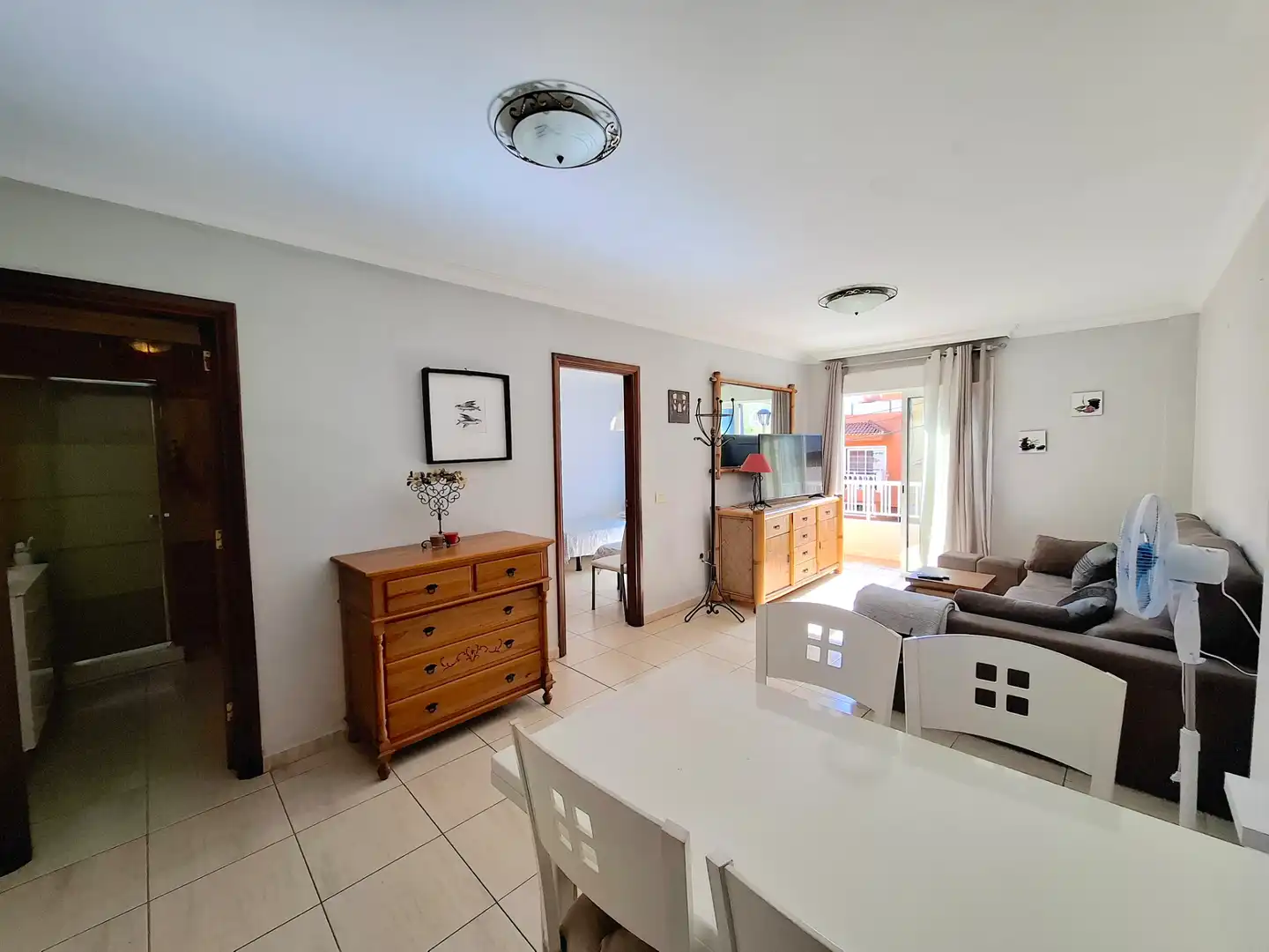 Sala de estar de Piso en venta en Los Realejos con Terraza y Amueblado