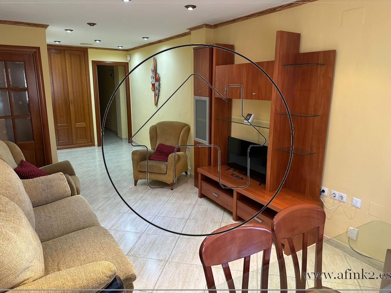Living room of Flat for sale in  Huelva Capital  with Furnished