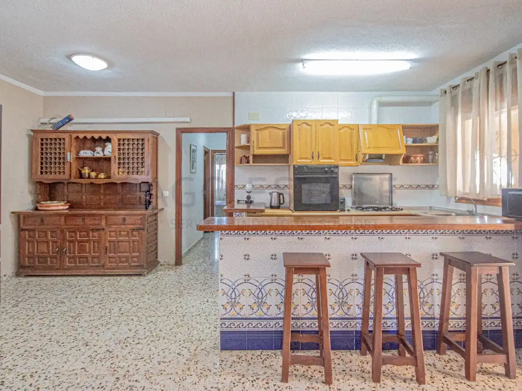 Cuina de Casa o xalet de lloguer en La Nucia amb Piscina