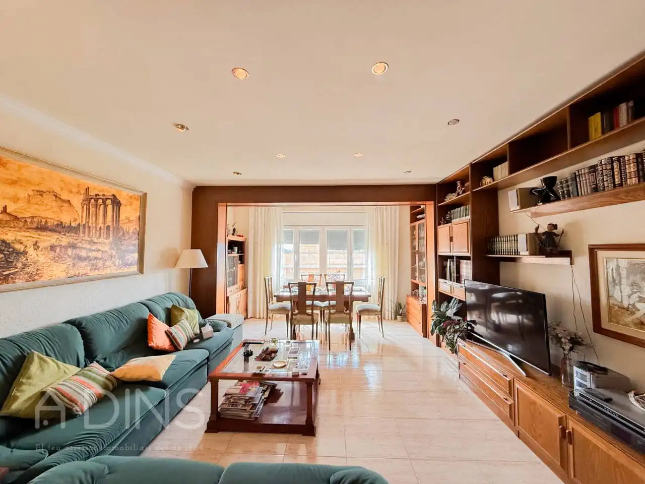Sala de estar de Piso en venta en Caldes de Montbui con Calefacción y Terraza