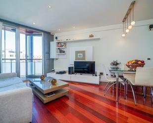 Sala d'estar de Apartament de lloguer en  Madrid Capital amb Aire condicionat, Calefacció i Terrassa