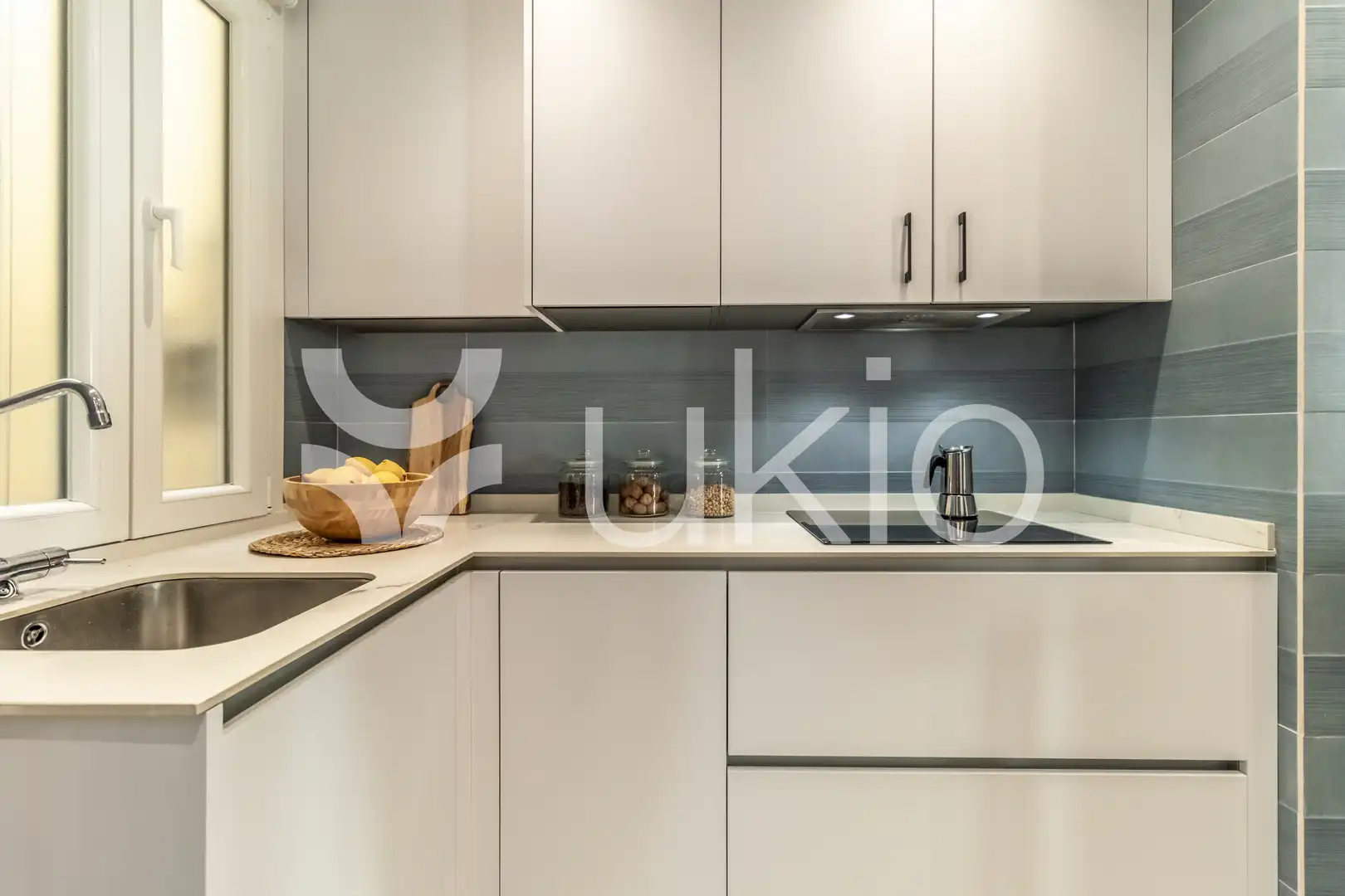 Kitchen of Flat for rent in Madrid  with Air Conditioner, Heating and Furnished