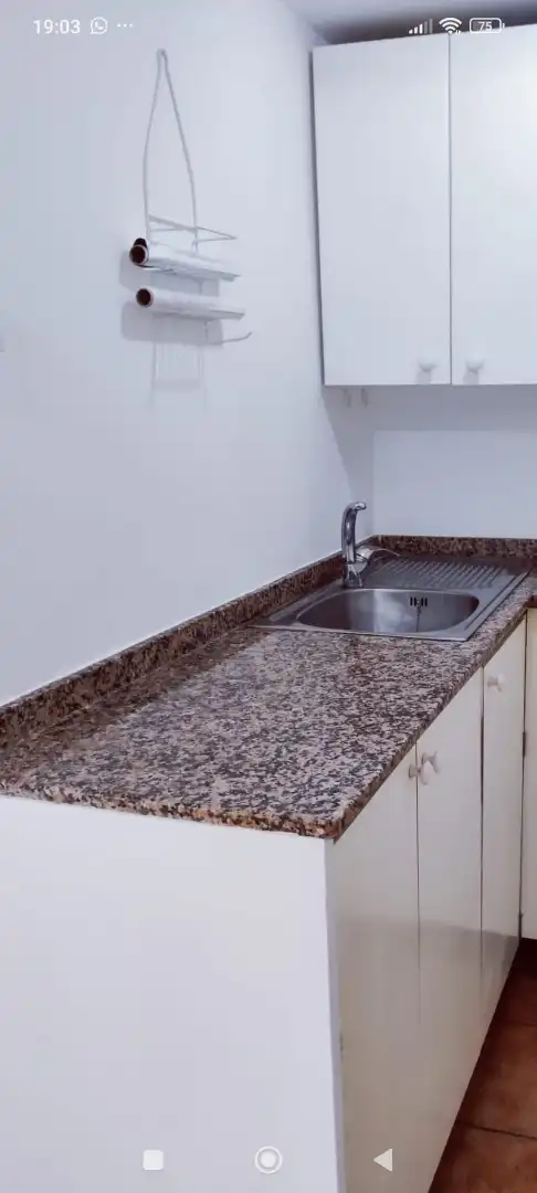 Cuina de Apartament de lloguer en Dénia amb Moblat i Balcó