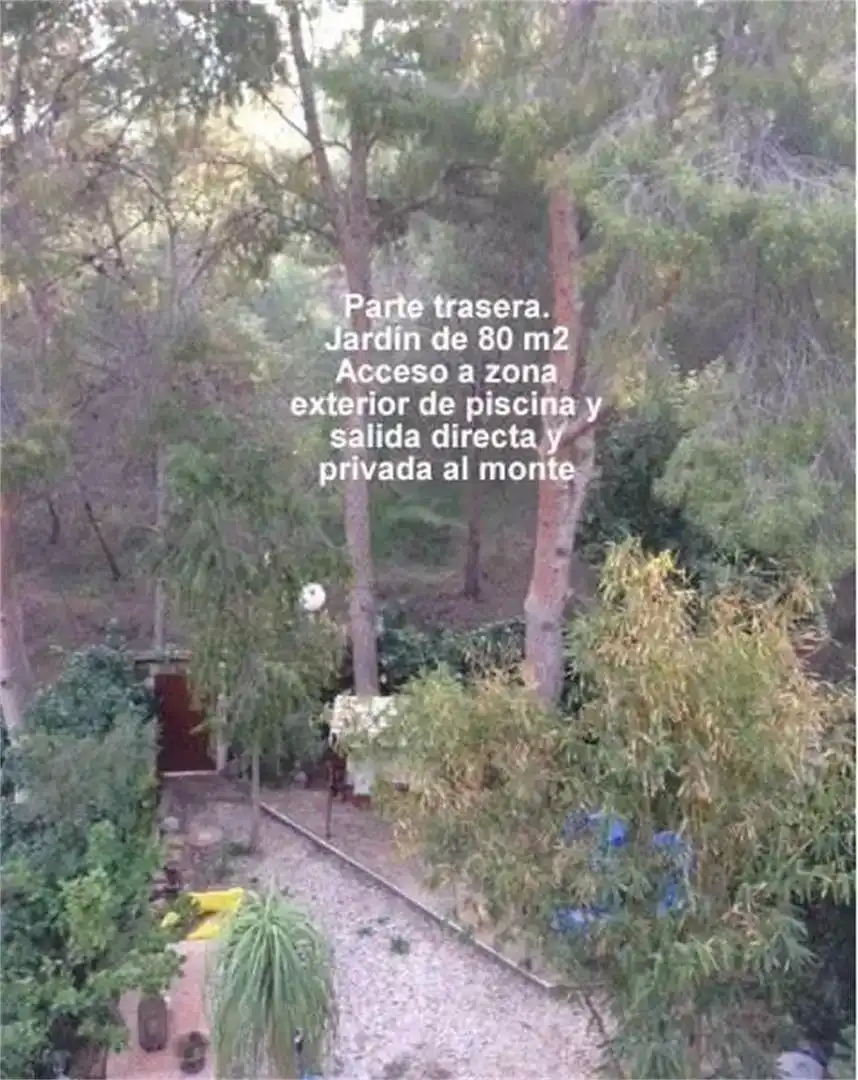 Jardín de Casa adosada en venta en  Murcia Capital con Aire acondicionado y Balcón
