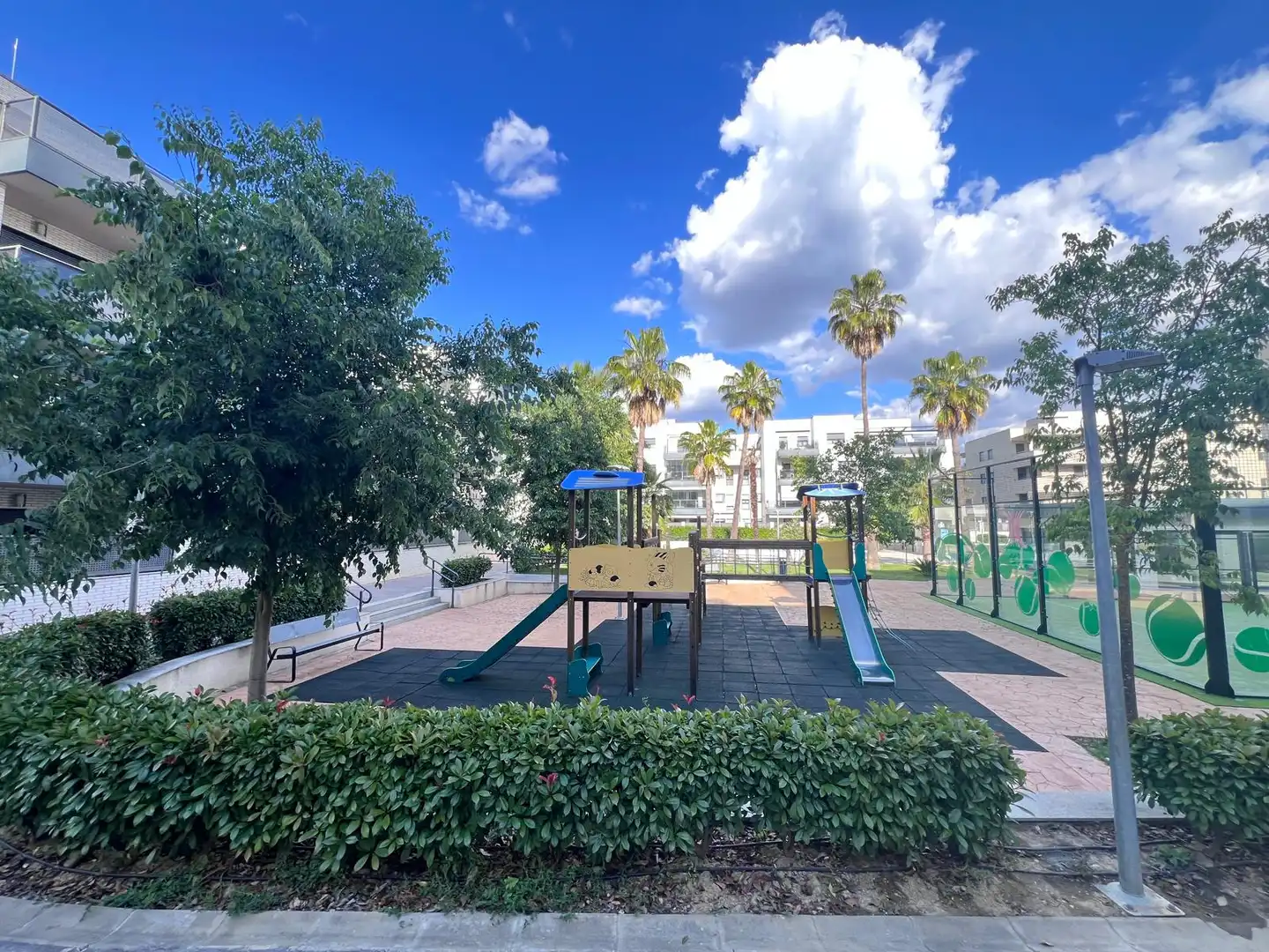 Exterior view of Flat for sale in Cáceres  with Storage room, Swimming Pool and Furnished