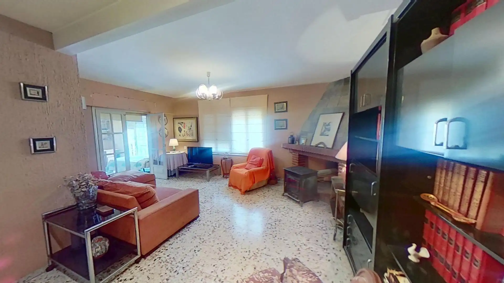 Sala d'estar de Casa o xalet en venda en San Vicente del Raspeig / Sant Vicent del Raspeig amb Aire condicionat, Calefacció i Jardí privat