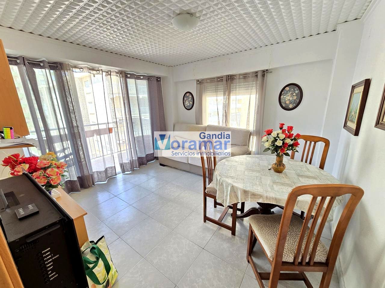 Bedroom of Apartment for sale in Gandia  with Terrace and Furnished
