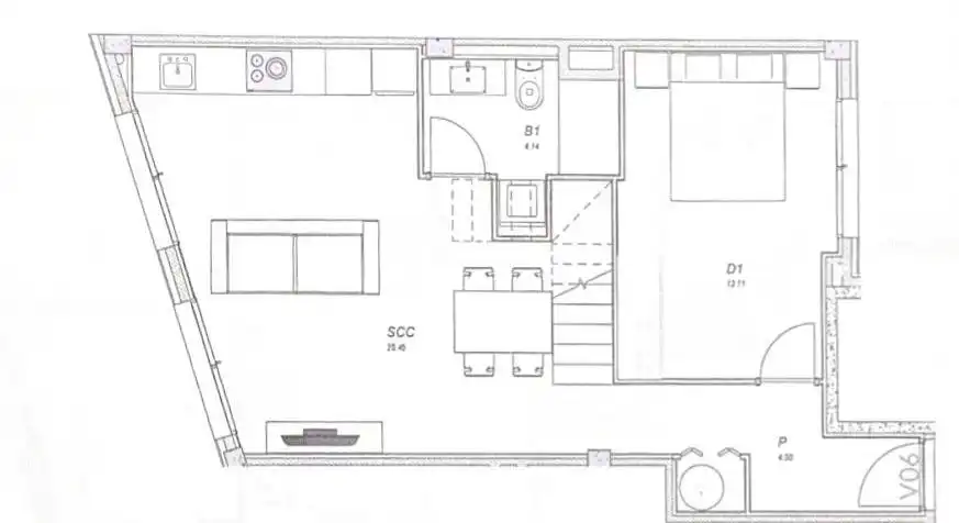 Flat for sale in Madrid  with Air Conditioner
