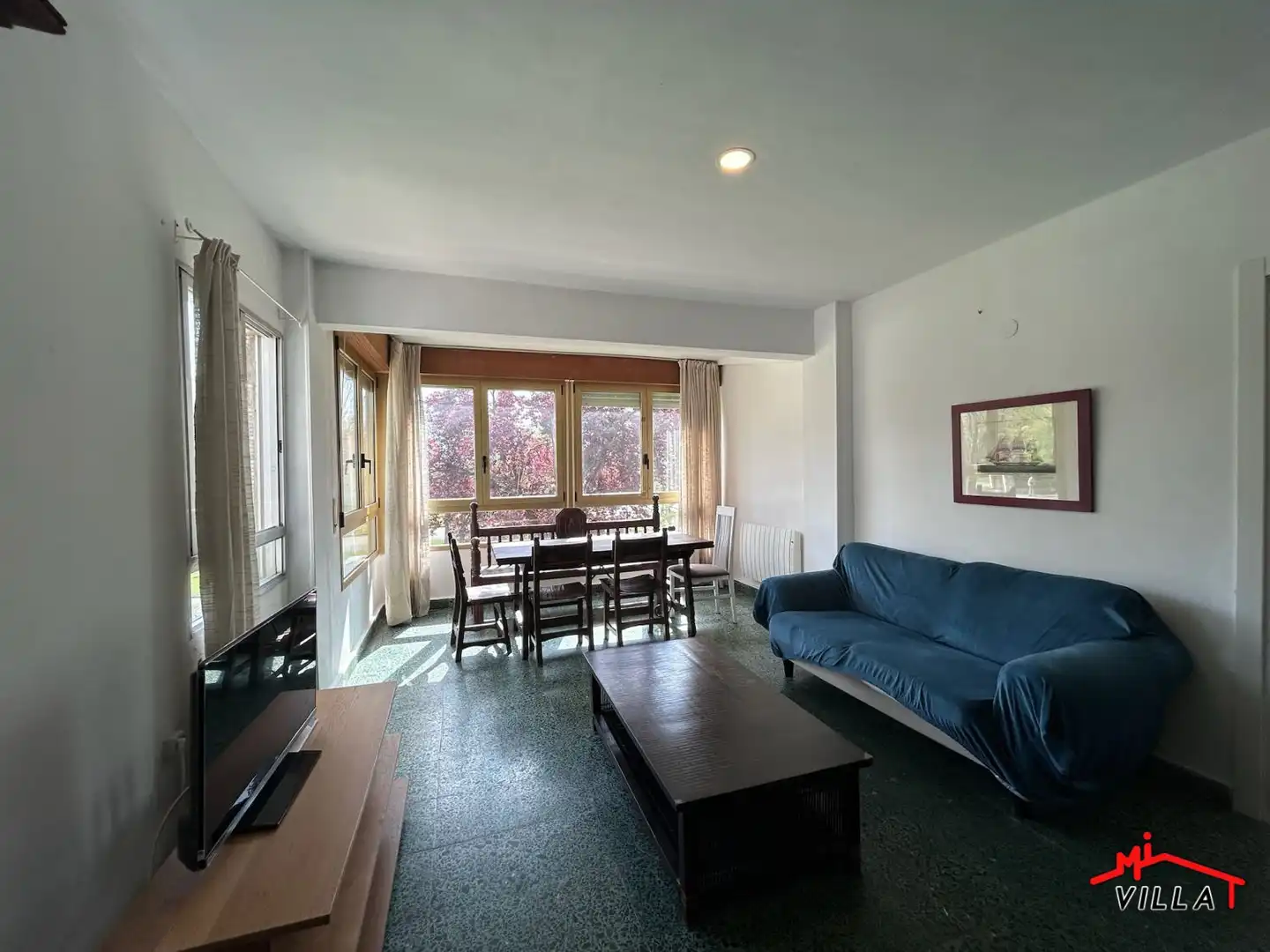 Wohnzimmer von Wohnung zum Verkauf in Laredo mit Heizung, Terrasse und Möbliert
