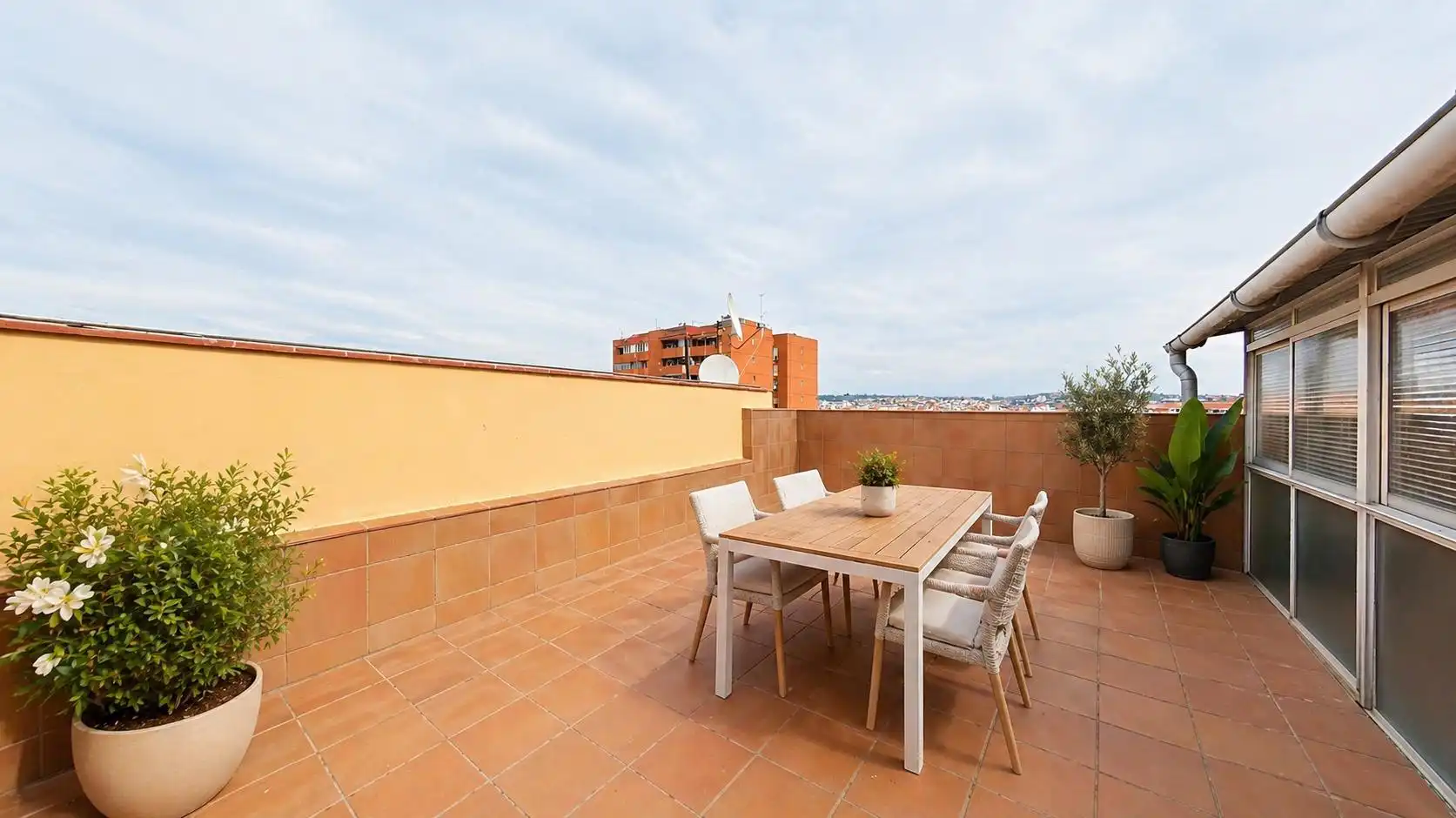 Terrace of Attic for sale in Canovelles  with Terrace, Storage room and Balcony
