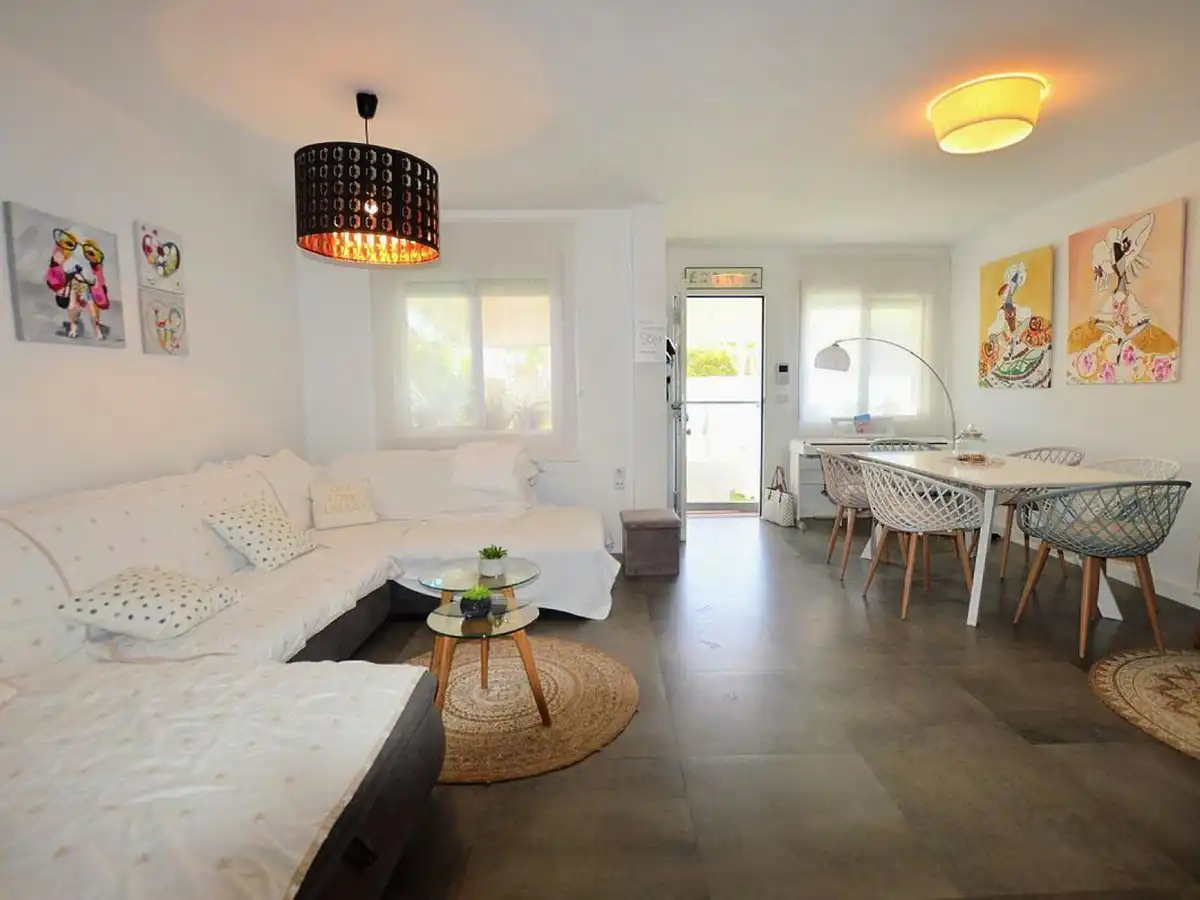 Sala de estar de Casa o chalet en venta en San Pedro del Pinatar con Aire acondicionado, Jardín privado y Terraza