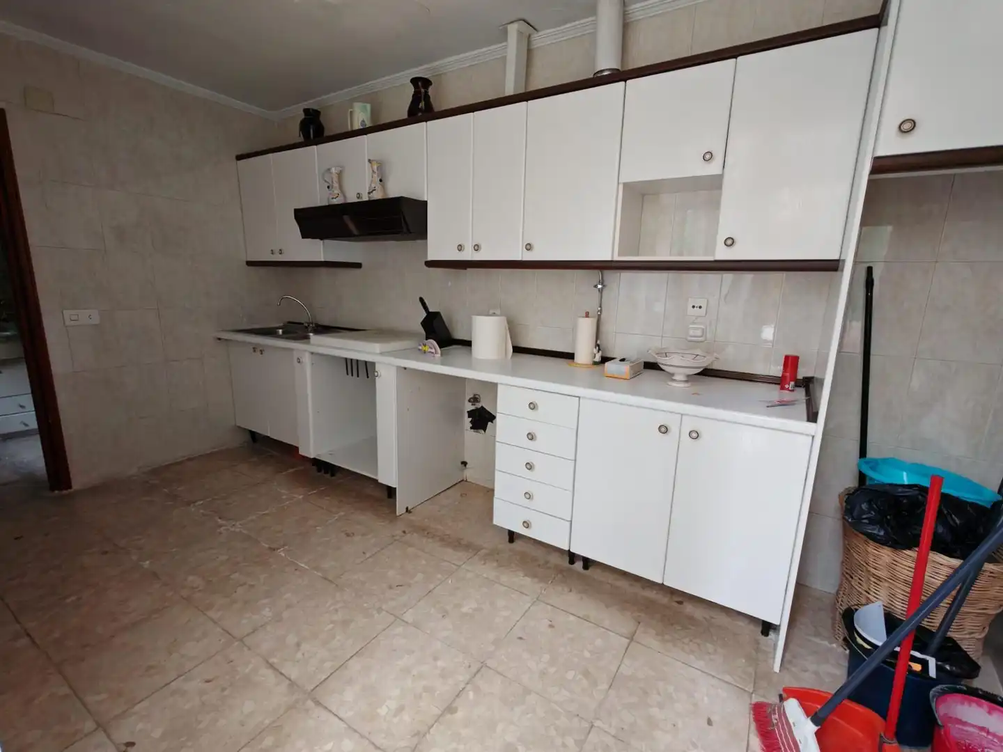 Kitchen of Flat for sale in Alcabón  with Heating, Terrace and Furnished