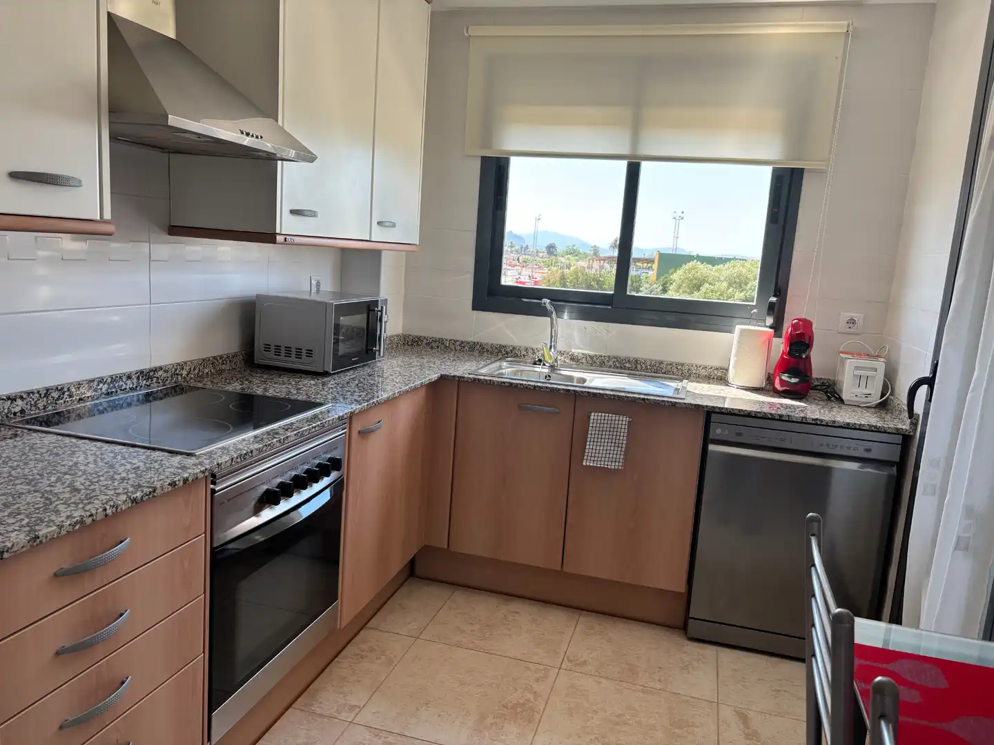 Kitchen of Apartments for rent in Dénia  with Air Conditioner, Terrace and Furnished