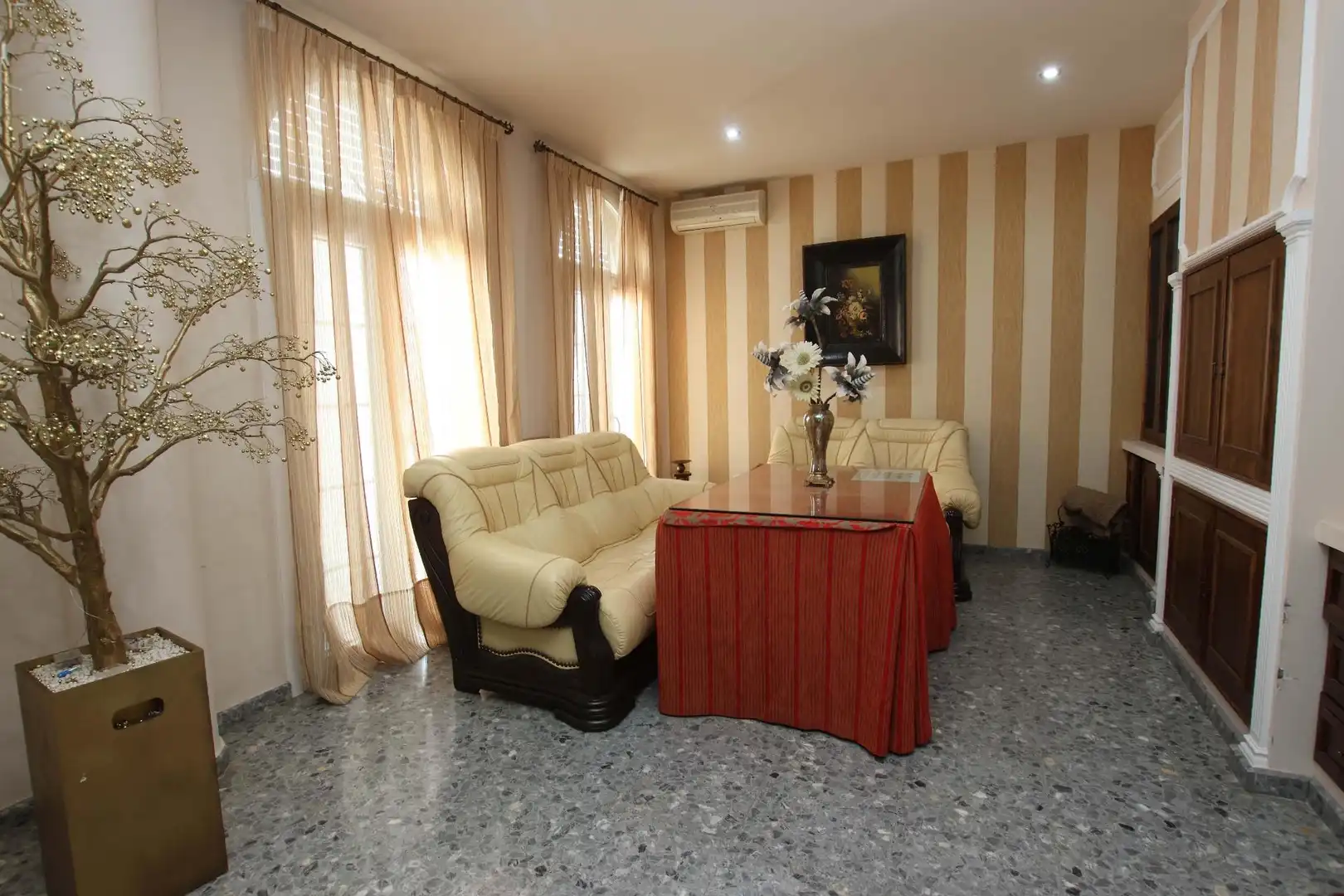 Living room of Flat for sale in Montijo  with Air Conditioner, Terrace and Balcony